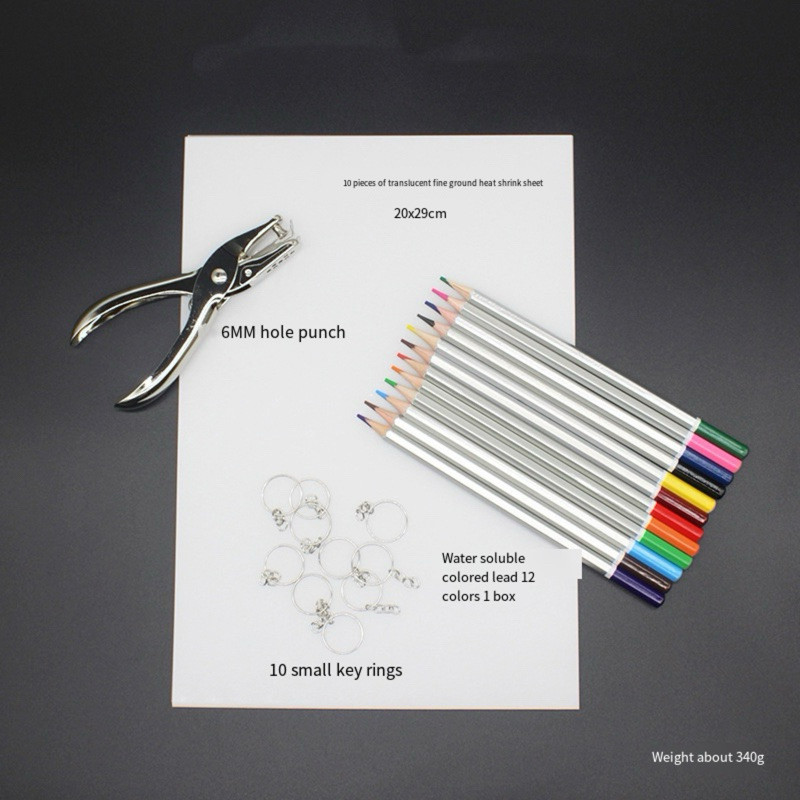 

1SET (33pcs) DIY Shrinky Dink Plastic / Heat Shrink Plastic Sheet / Printable Shrinky Dink Plastic