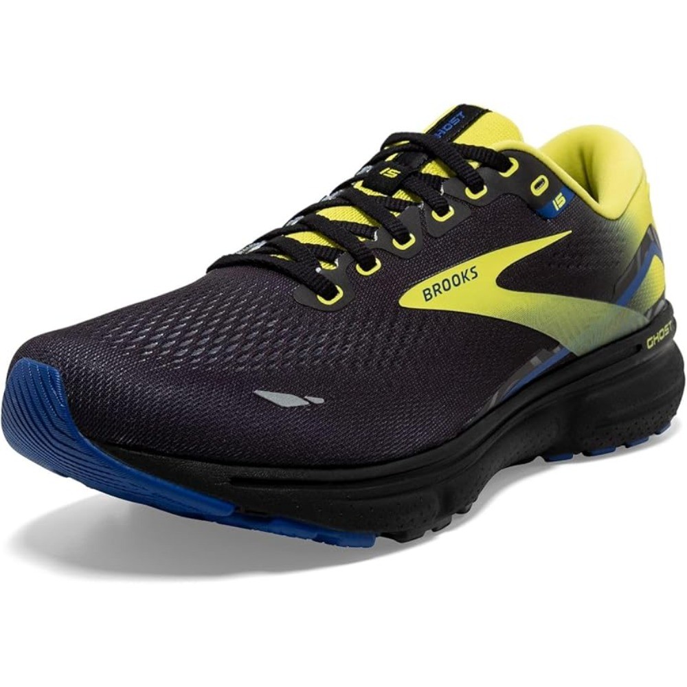 Brooks Men’s Ghost 15 Running Shoes Casual Sneakers Wear-resistant and Breathable Mesh Casual Runnin