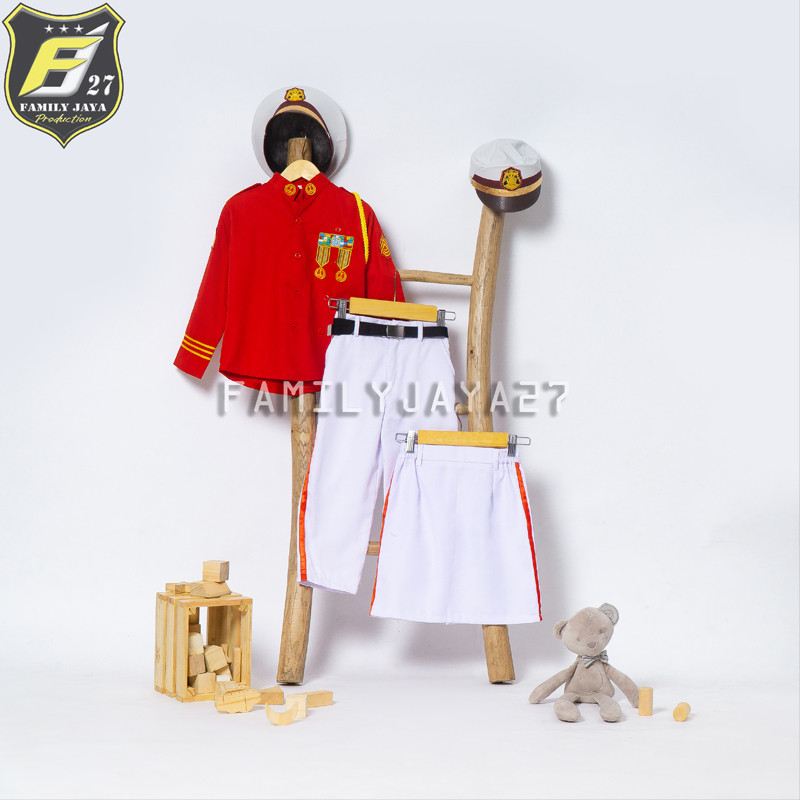 HIGH QUALITY (SATU SET TERMURAH) BAJU SERAGAM AKPOL ANAK / BAJU PROFESI ANAK / BAJU AKPOL ANAK / BAJ