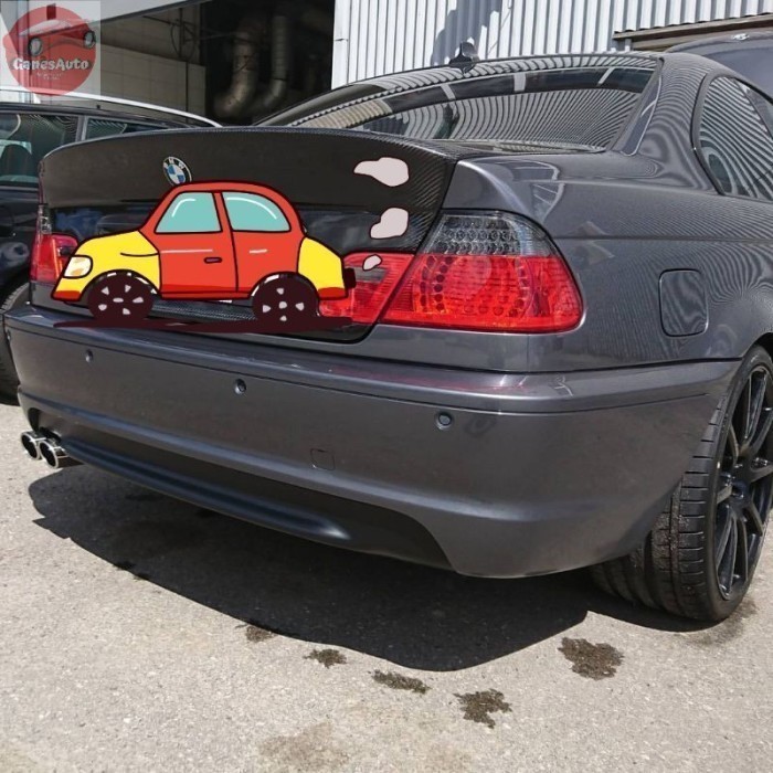 Aksesoris mobil eksterior bodykit bmw e46