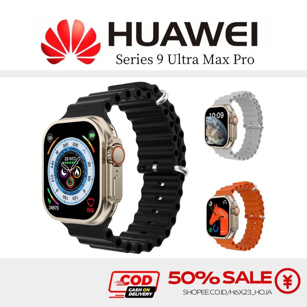 Huawei Smartwatch Series S9 Ultra Max [100% Asli] Jam Tangan Smartwatch Pria  Jam Tangan Wanita - di