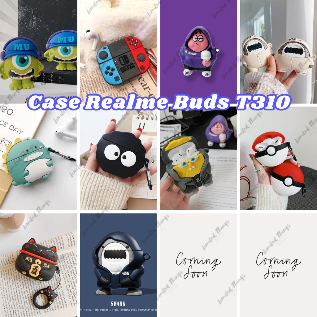 SOFT CASE Pelindung Realme Buds T310 Karakter Kartun Cartoon Character Lucu