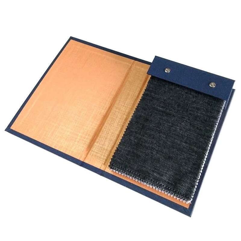 

1PCS Stack Book Full Cover Fabric Samples Cards Holder Textile Material Binding Sleeve Stack Book Fold Display Binder