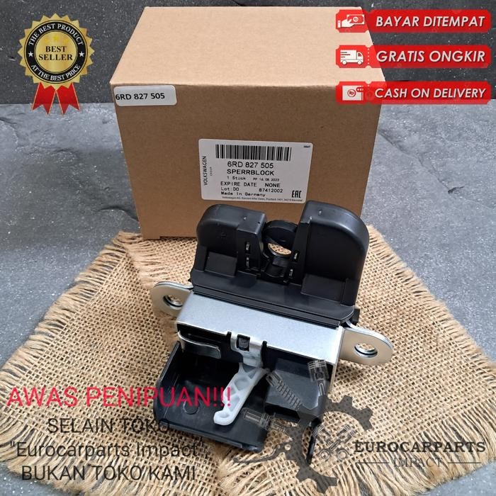 TAILGATE DOOR LOCK BAGASI TRUNK VW GOLF 5 6 POLO TIGUAN TOURAN SCIROCCO