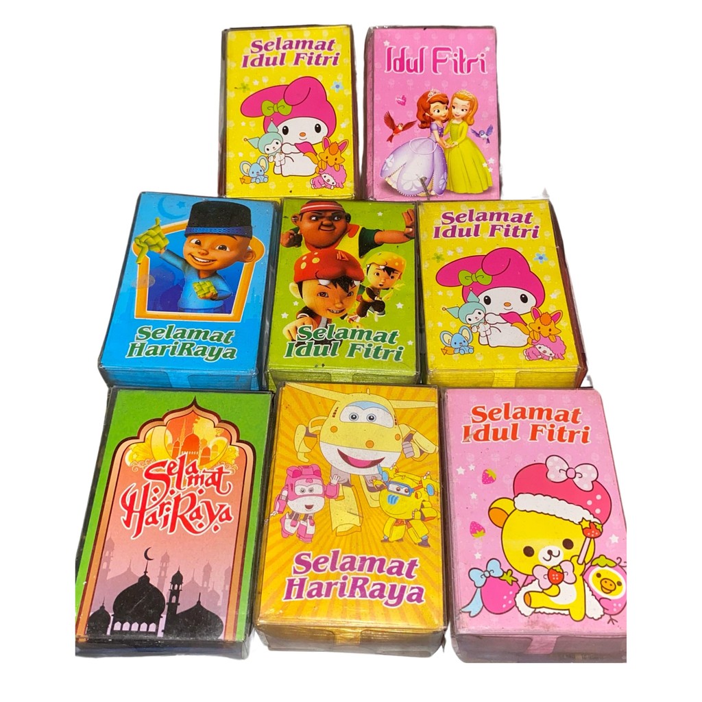 

CSJ Amplop Lebaran Random Idul Fitri (isi 100 pcs) Amplop Karakter Angpao Lucu