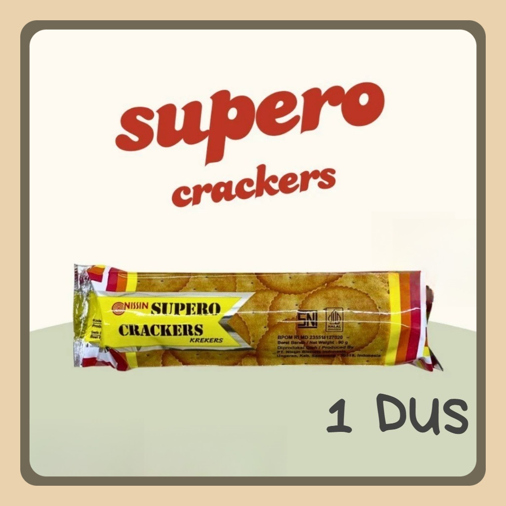 

Nissin Supero crackers 1 Dus isi 30pcs