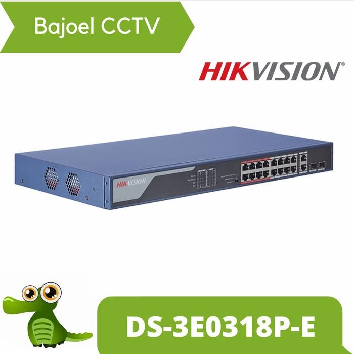 POE SWITCH 16 PORT HIKVISION DS-3E031P-E UNMANAGED POE SWITCH