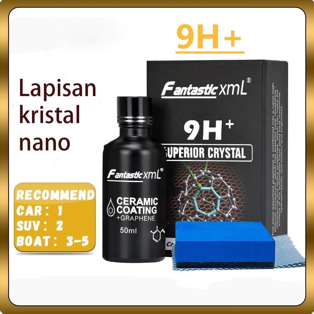 Nano Ceramic Coating Mobil/Ceramic Coating Mobil Crystal Diamond Graphene Coating 50ml - 9H+/9H+ Cer