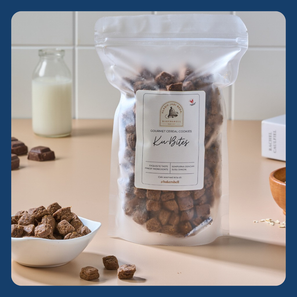 

(SATUAN) Ku-Bites Gourmet Cereal Cookies by BAKERSBELL - Double Chocolate Oatmeal