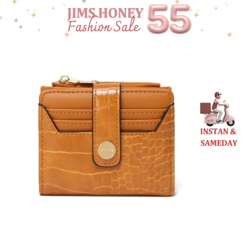 Jims Honey Genie Wallet - Dompet Wanita Kecil Dompet Lipat Kecil Tipis