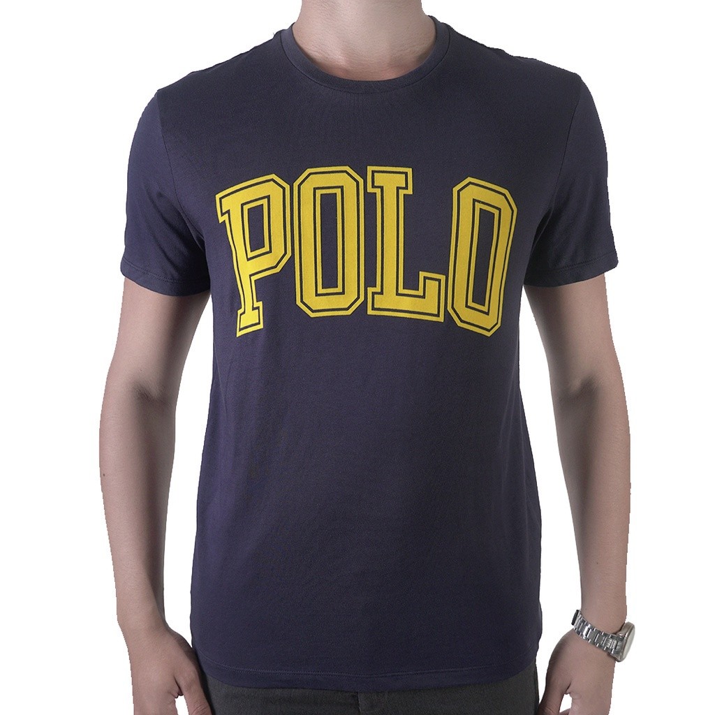 POLO - 7537.38 Mens T-shirt Golden Polo  - Navy