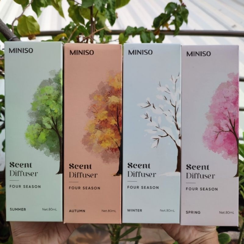 BEST SELLER MINISO REED DIFFUSER FOUR SEASON PENGHARUM RUANGAN DIFFUSER AROMATERAPI 4 MUSIM MINISO