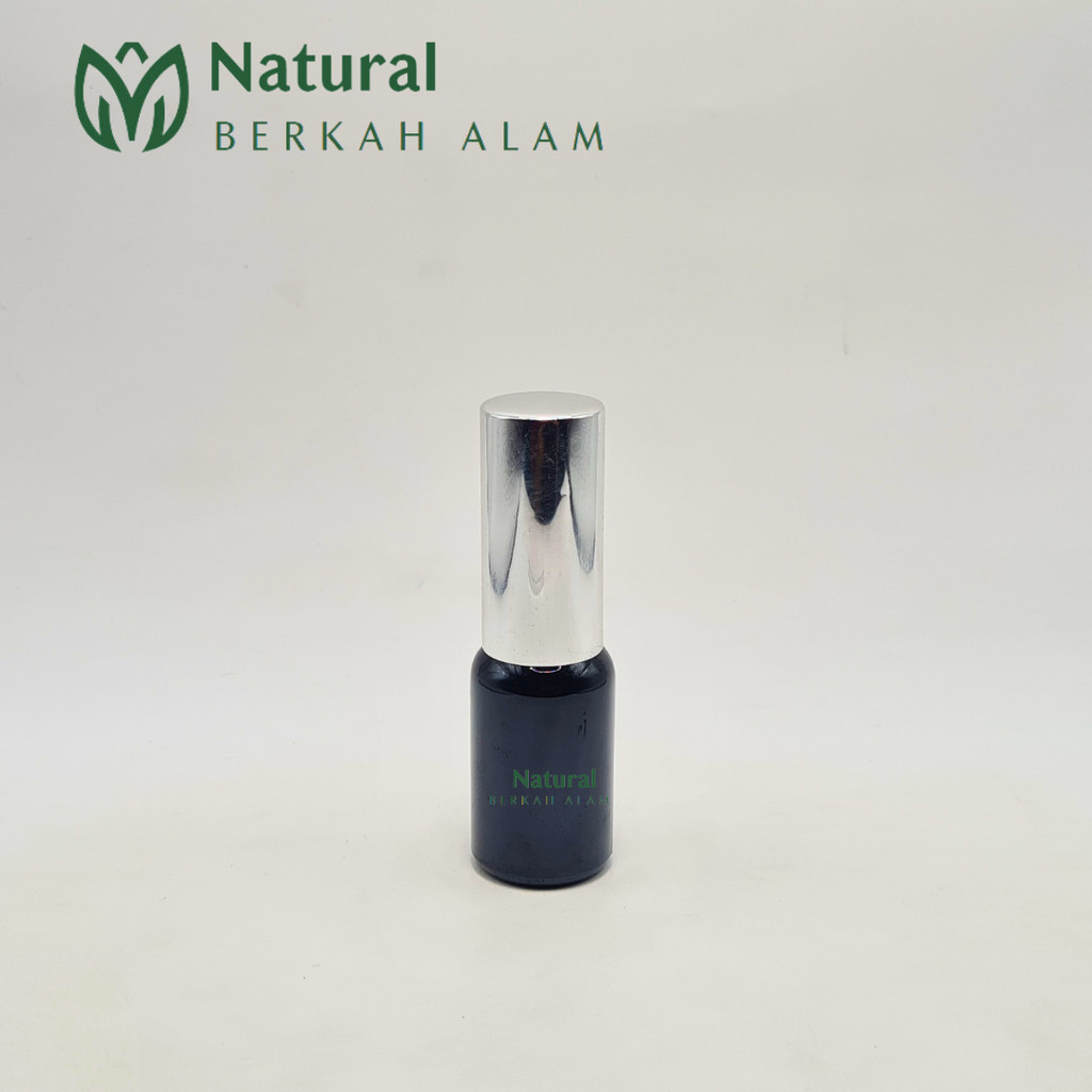 Botol Kaca Br 15 Ml Hitam Original Tutup Spray Alumunium Fullcap / Botol Kaca / Botol  / Botol Parfu