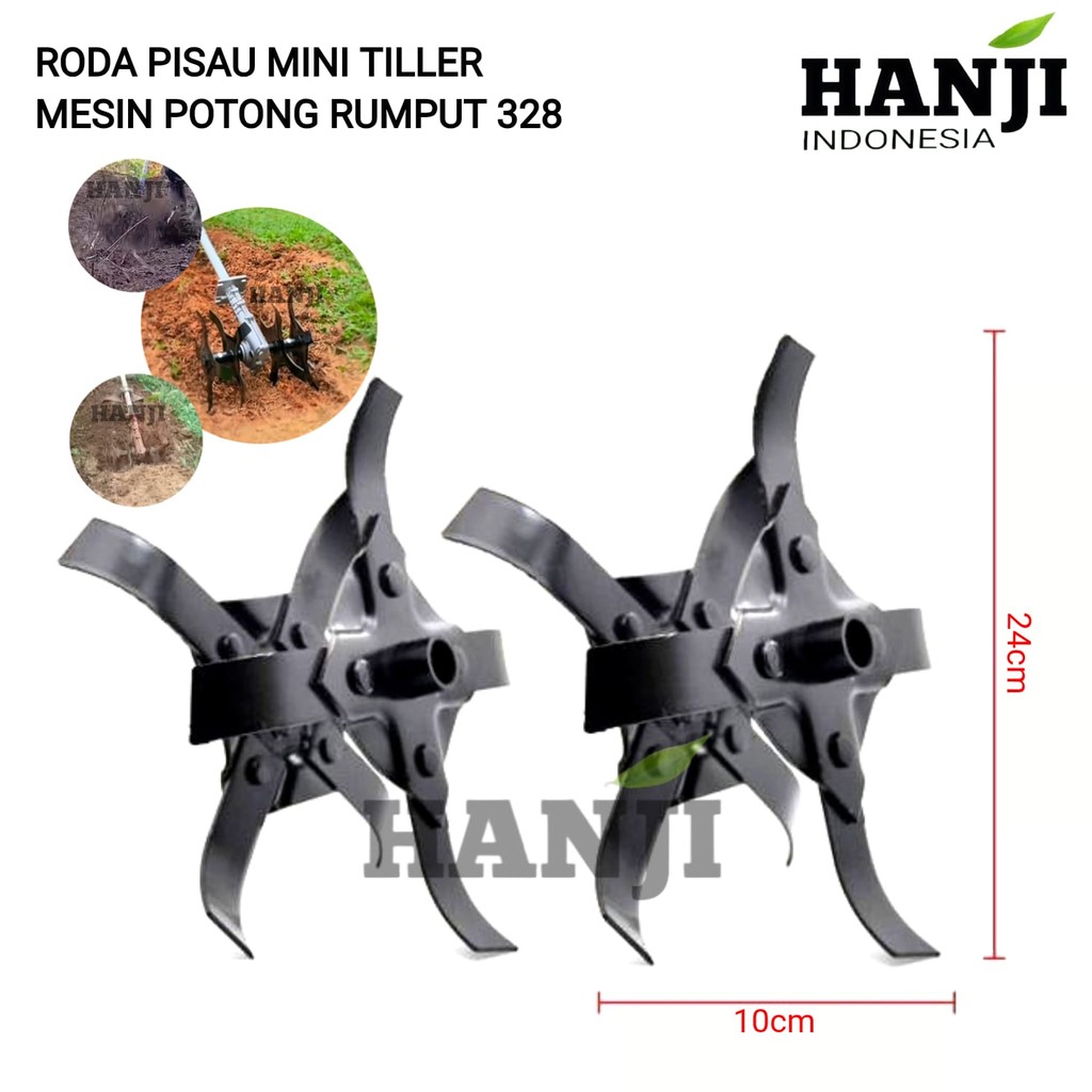 TILLING HEAD ONLY Roda Pisau Mini Tiller Mesin Potong Rumput  MIni Tiller Penyiang Gulma