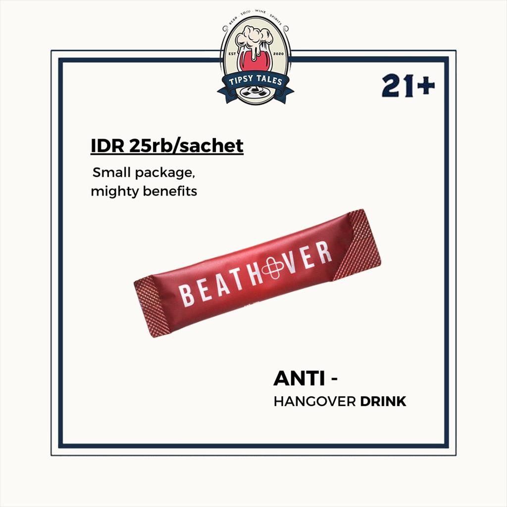 

Beathover Minuman Hangover Cure / Anti Hangover 1 Sachet