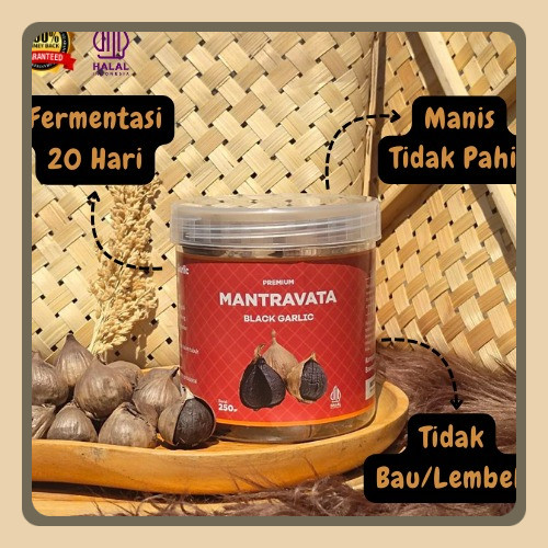 

Black Garlic Tunggal Mantravata Bawang Hitam Lanang Kualitas Premium
