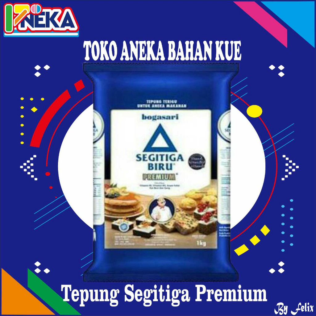 

Bogasari Tepung Segitiga Biru Premium 1kg