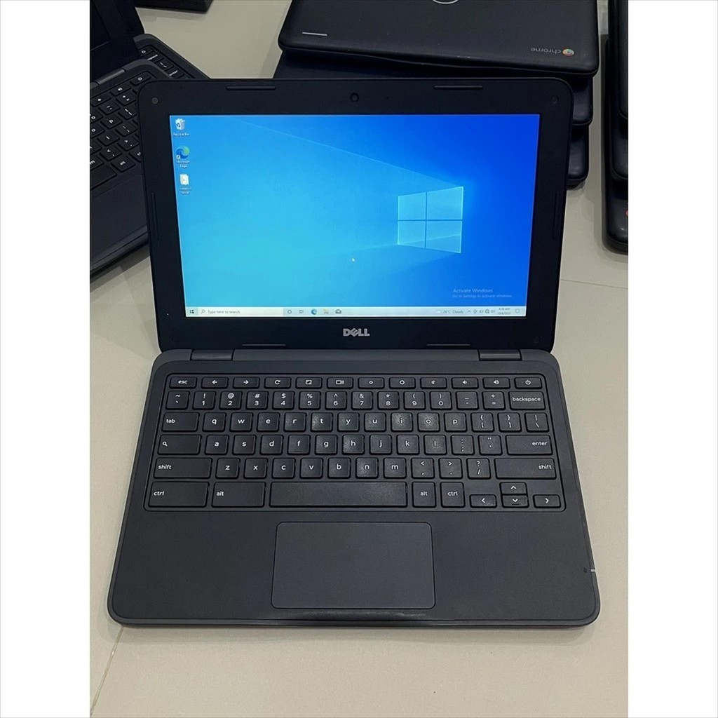 LAPTOP DELL 11 LAYAR 11,6 INCH TERBARU WINDOWS 10 BONUS TAS MOUSE DAN MOUSEPAD