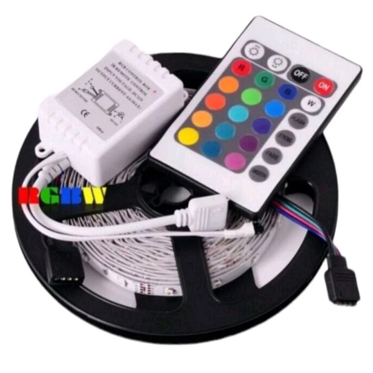 Lampu LED Strip 5 meter remote