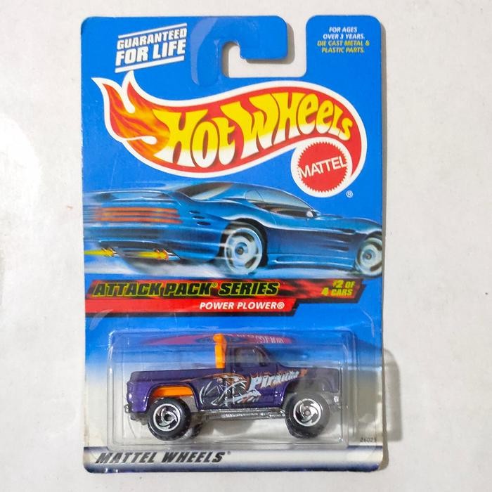 TR99 Hotwheels Hot Wheels Power Plower Bywayman biru tua 2000 Attack Pack Series