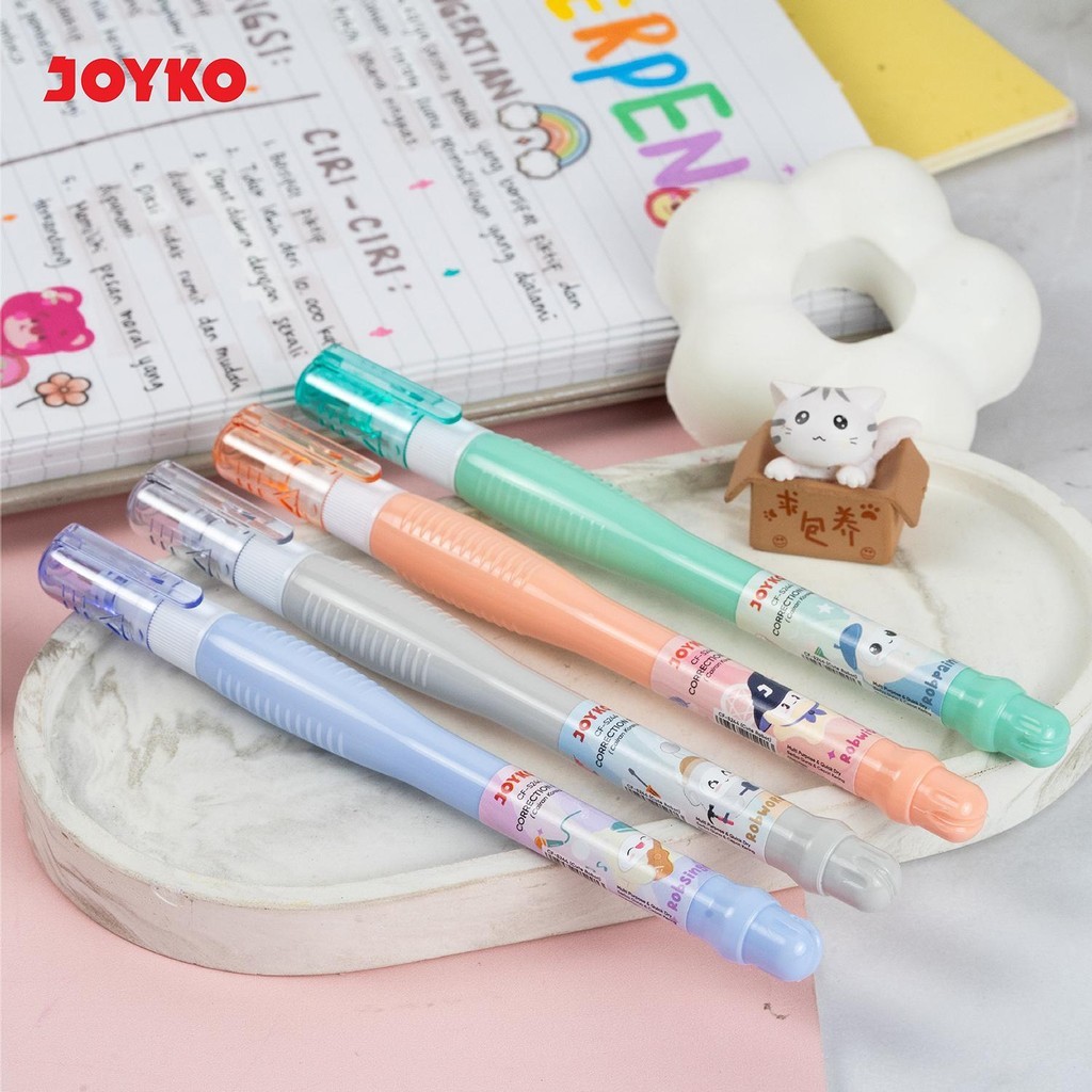 

CORRECTION FLUID JOYKO CF-S244 Cute Robot | TIP-X CAIR JOYKO | PENGHAPUS PENA
