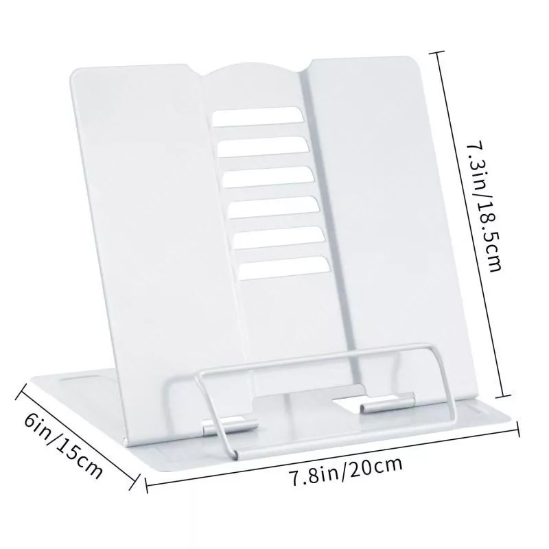 

COD Alat Baca Pegangan Buku Berdiri Book Stand Reading Holder Adjustable