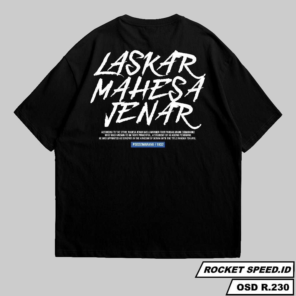 Kaos LASKAR MAHESA JENAR Kaos Kata-Kata Kaos BAJU Distro katun combed