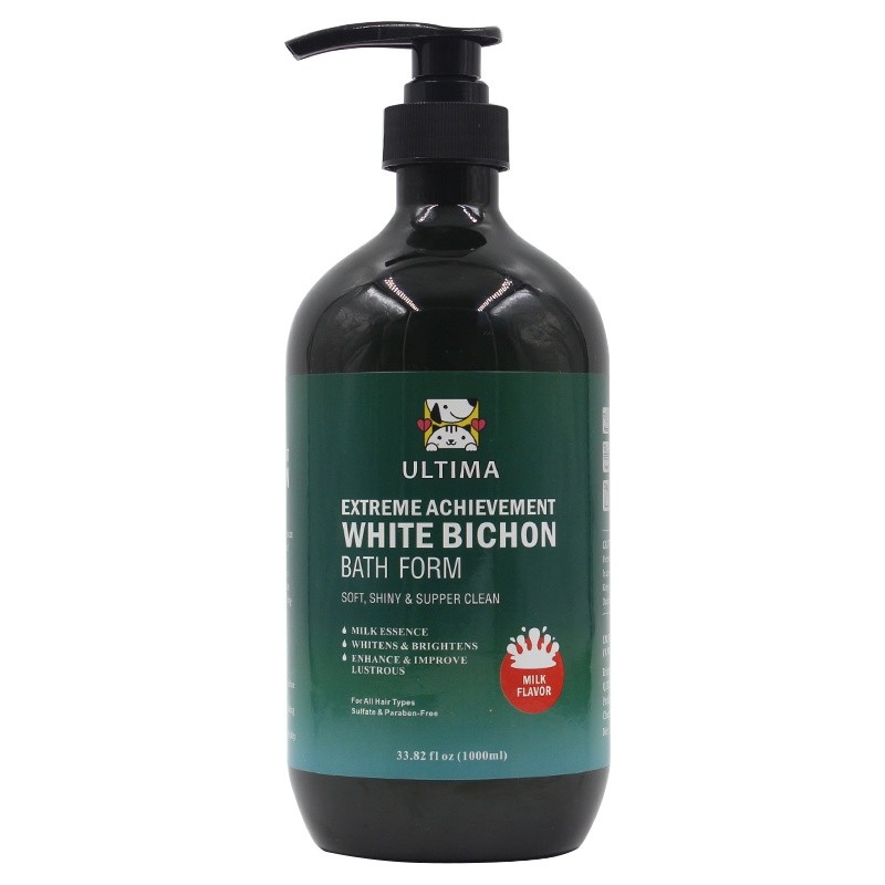Ultima Extreme Achievement White Bichon Bath Form Shampoo 1000 ML - Shampoo Anjing Bichon