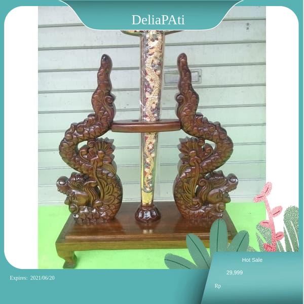 Jagrak Tempat Keris Pusaka Antik KYS13