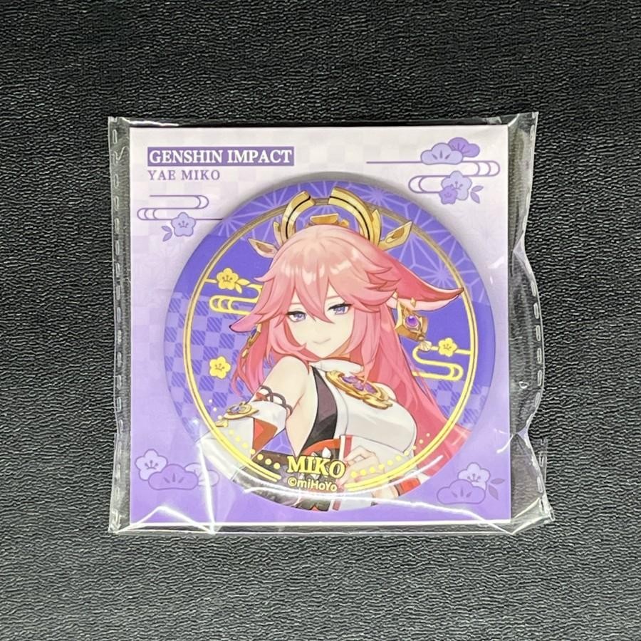 Genshin Impact Mihoyo Can Badge 75mm - Yae Miko Inazuma Honkai Star