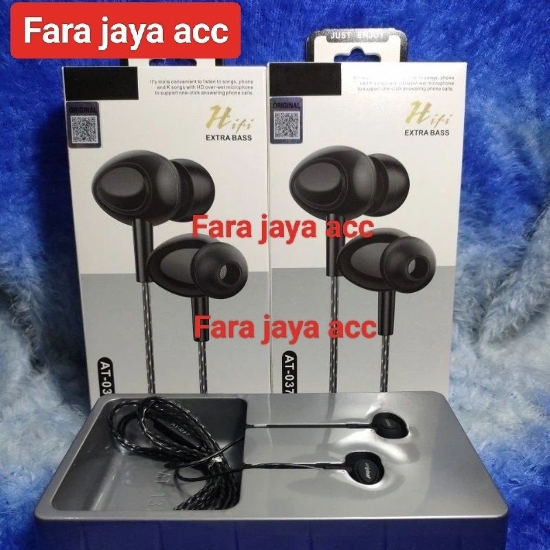 Headset/Handsfree Original Model:AT-037+ EXTRA BASS