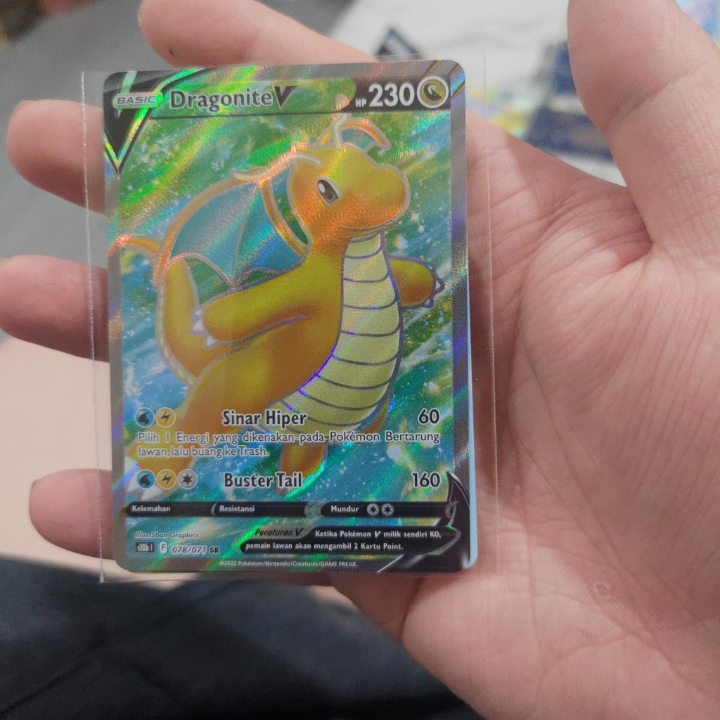 Dragonite v SR pokemon go s10b 078/071 TCG pokemon