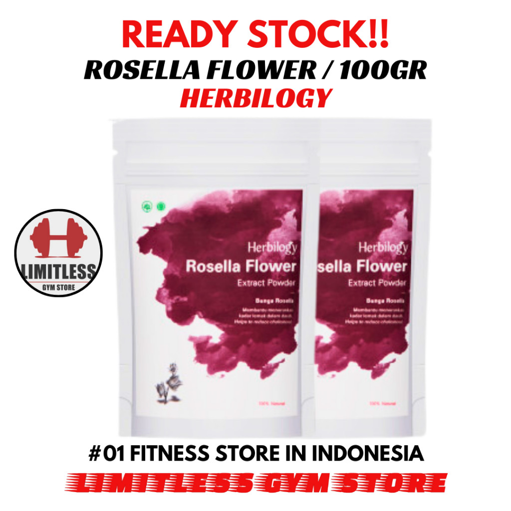 

Premium Ekstrak Bunga Rosella Flower 100g Detox penurun kolestrol