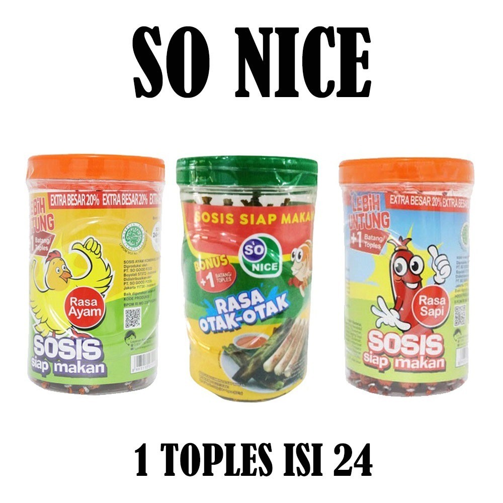 

SOSIS SO NICE TOPLES ISI 24