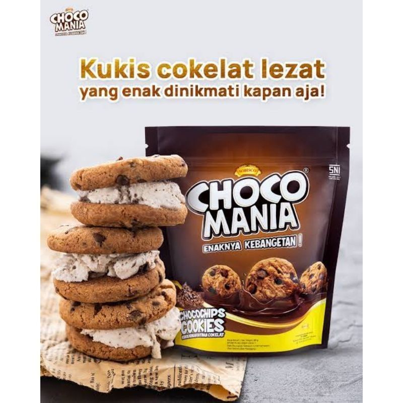 

Choco Mania choco chips cookies / rich chocolate choco chips 69 gram - ARM