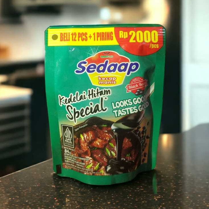 

Kecap Sedaap kedelai hitam 84gr - Kemasan Pouch 2000 Refill
