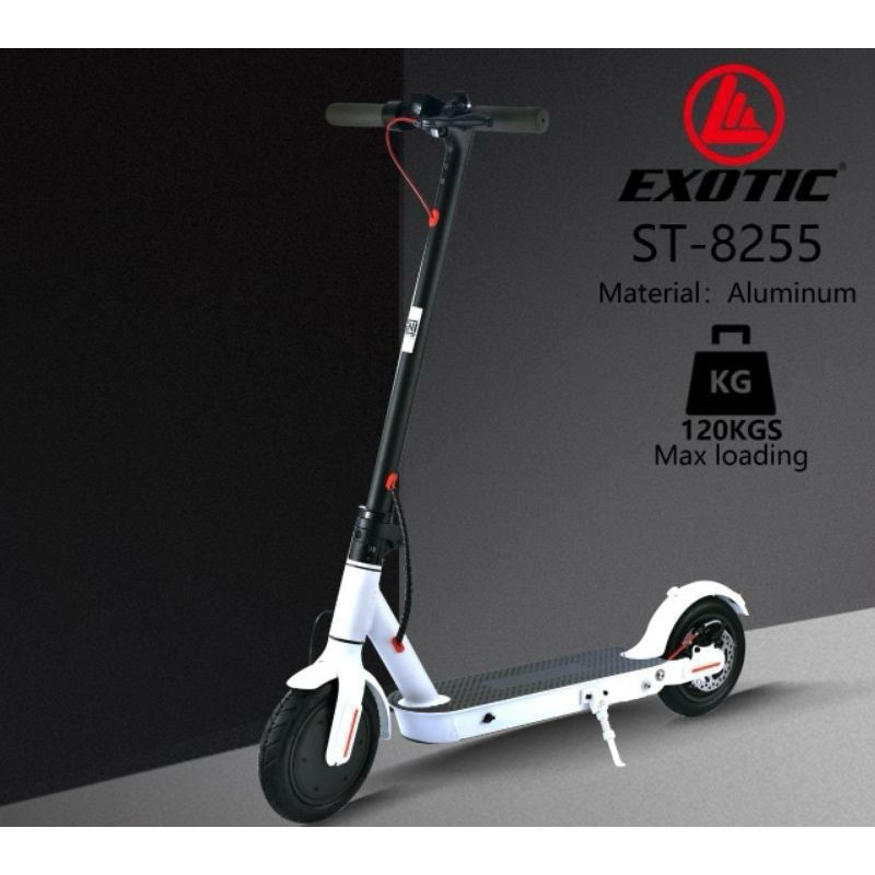Scooter Skuter Otoped Electric Listrik Anak Dewasa EXOTIC ST-8255 | Skuter Listrik High Quality CO