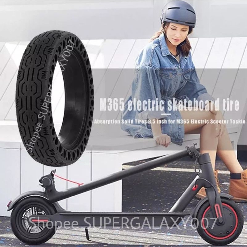 Ban Skuter Ban Scooter M365 8.5 inch Honeycomb Ban Solid Tire Ban Sepeda Listrik Ban Scooter Elektri