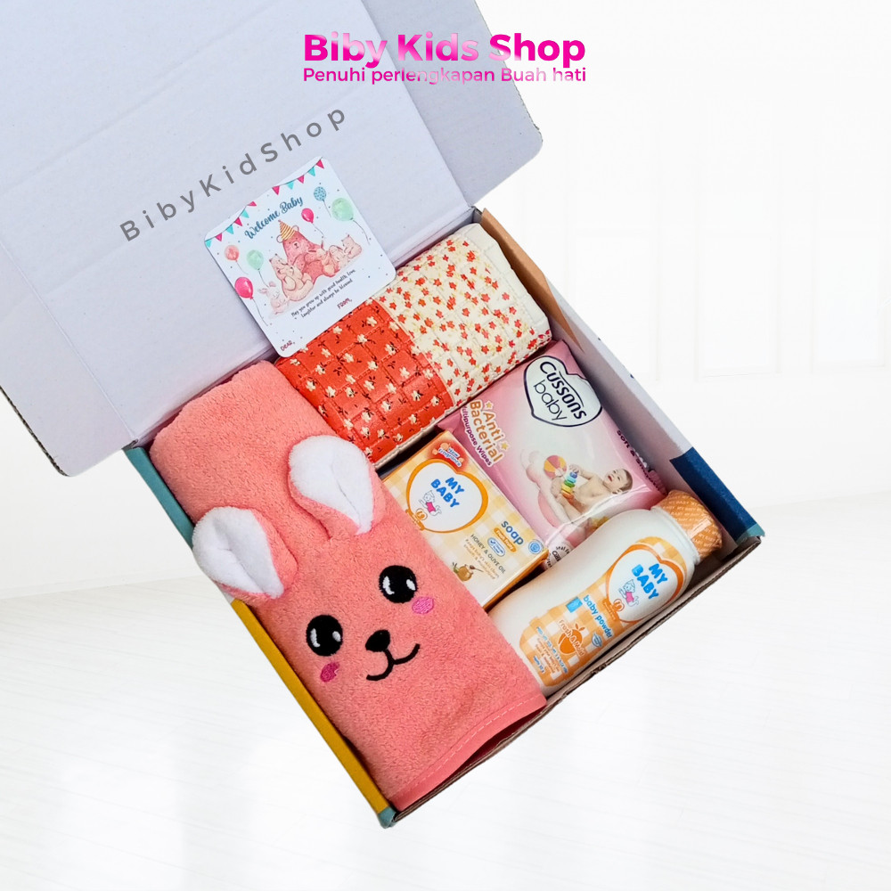 Kado Bayi Hampers BayiHampers Bayi Newborn Handuk Baby Kado Perlengkapan Mandi Bayi Baru Lahir Lengk