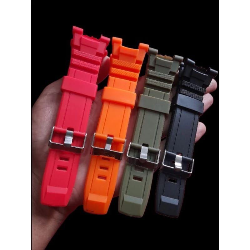 strap tali jam tangan qq gw86 QQ GW-86 GW85 GW-85 Hitam merah hijau