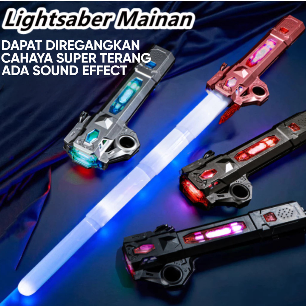Pedang Lightsaber 2in1 Star Wars Mainan Laser / Mainan Pedang / Lighsaber / Pedang Star Wars / Pedan