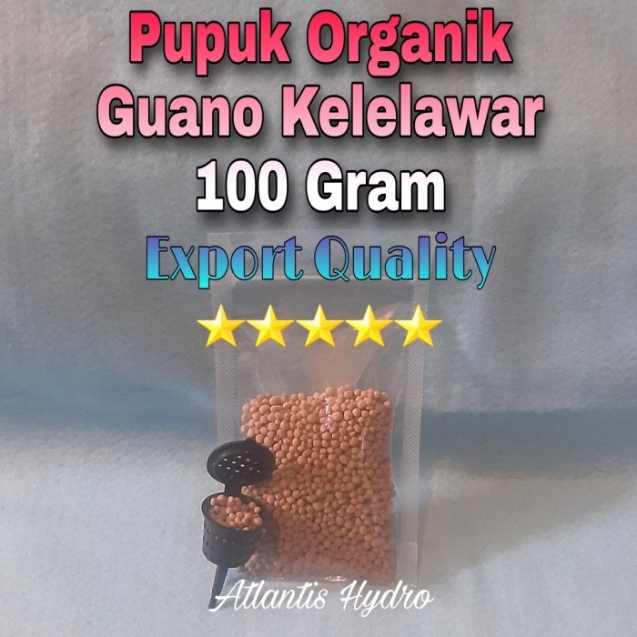 Pupuk Organik Guano / Pupuk Guano Kelelawar (Kemasan 100gr) MURAH 