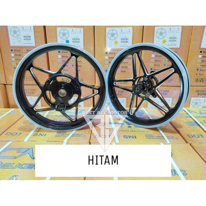 DELKEVIC X1 BINTANG VELG NMAX OLD NMAX NEW RING 14 PNP PEMASANGAN VELG DELKEVIC AEROX NMAX ORIGINAL 