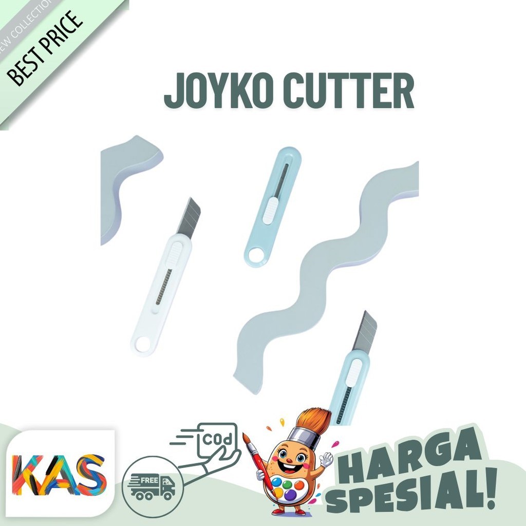 

Mini Cutter Joyko CU-0512 Pemotong Kater Mini Kecil Alat Kantor Sekolah - Satuan