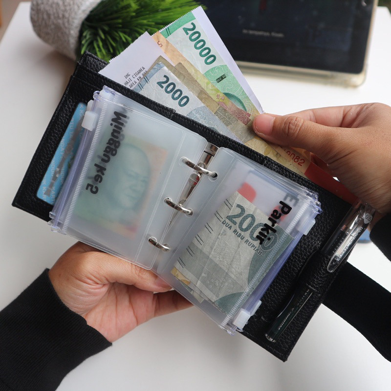 

[ VOL 14 ] binder A8 ring 3 dompet budgeting mini ala korea