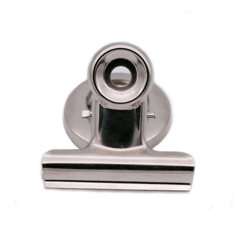 

4Pcs Durable Stainless Steel Magnet Clip Round Metal Powerful Magnetic Clip Multipurpose Multifunctional Fridge Clips