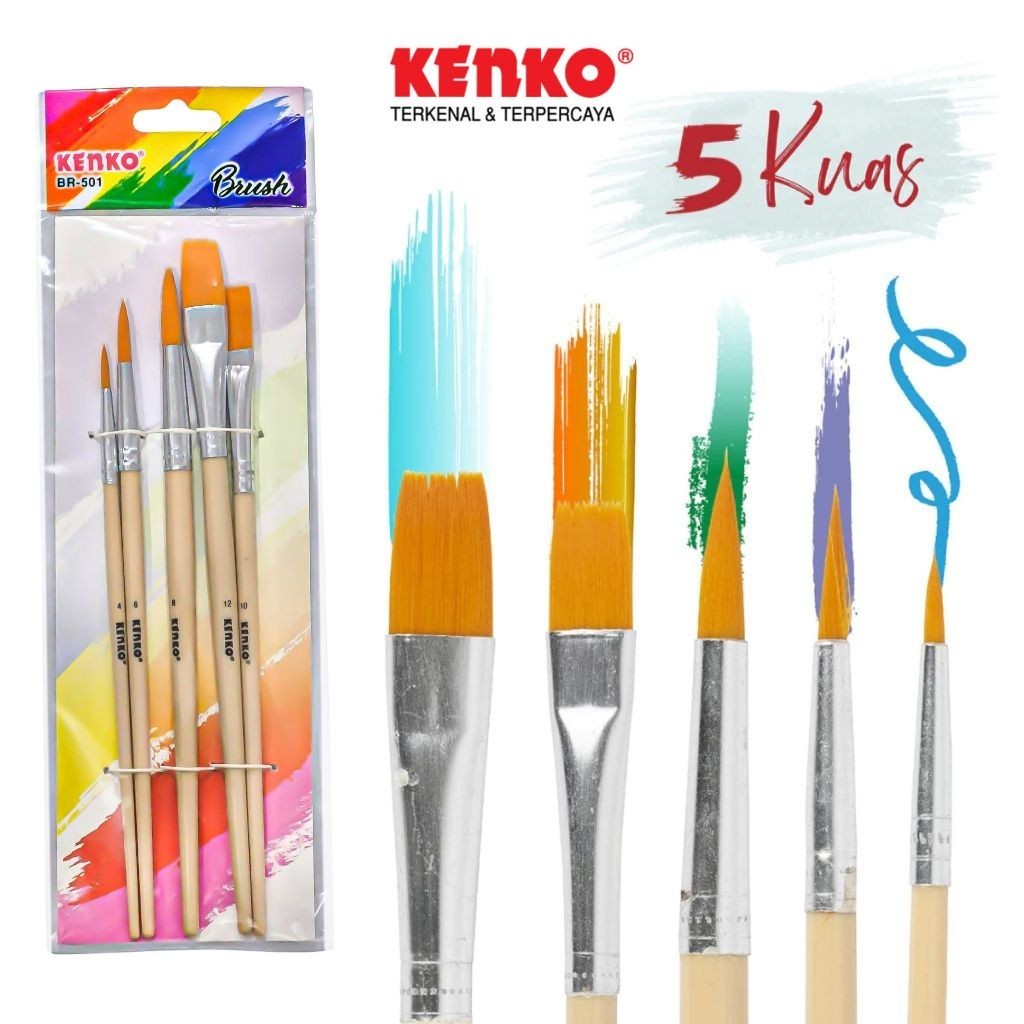 

Brush Kuas Set Kenko BR-501