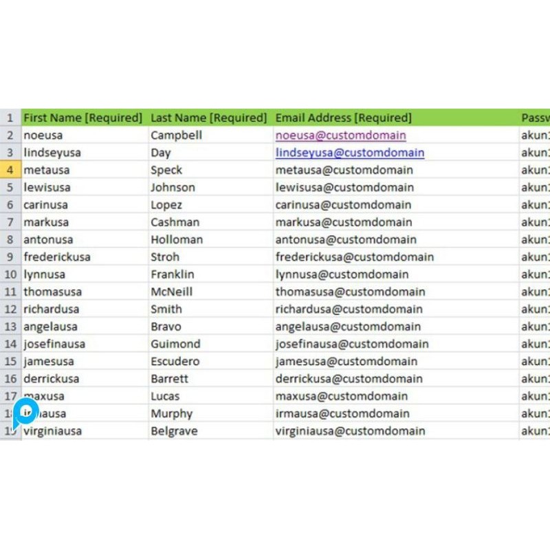 Email GSuite (NonProfit) Permanen Isi 100
