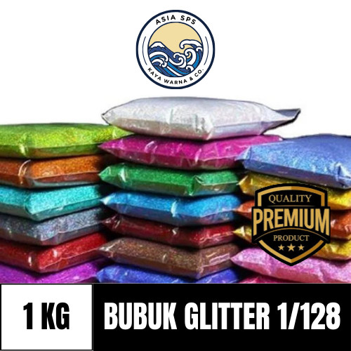 

Bubuk Glitter Powder Serbuk Dekorasi Resin Sablon Slime Streofoam Wedding (1kg)