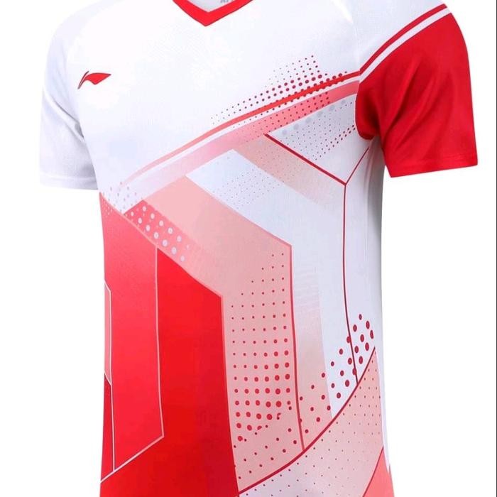 (58A)JERSEY BADMINTON Impor premium berkualitas Sport - XXL